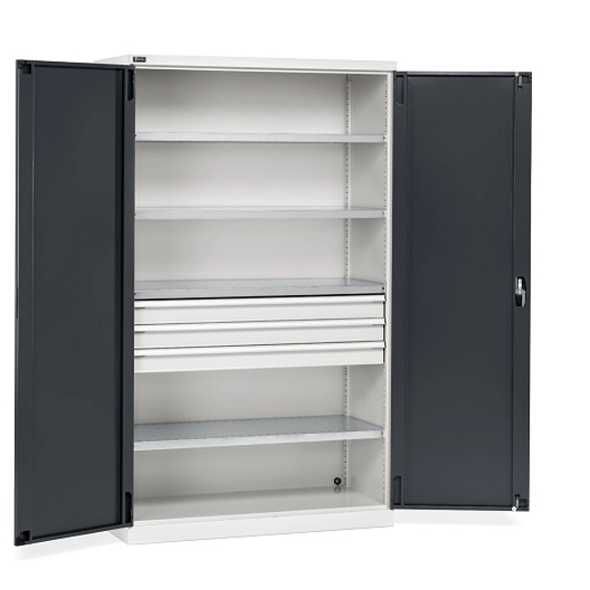 Vendita online Armadio PERFOM con porte battenti e 3 cassetti mm.1193x555x2000H (Rif.1700)